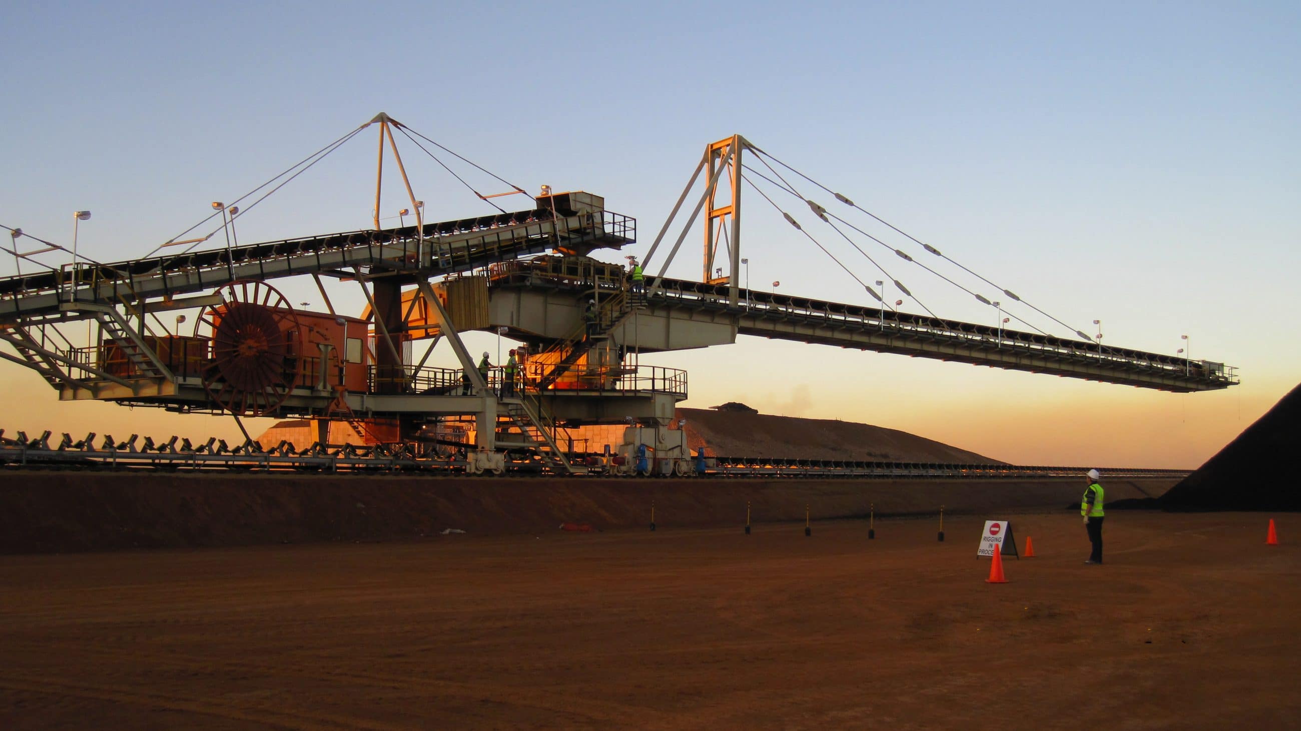 Mining and resources sector placeholder image with Fireboys styling.